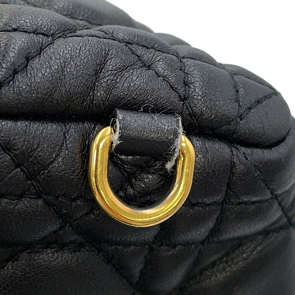 Christian Dior Cannage Backpack Rucksack Daypack Lambskin Black Bag - Picture 7 of 12